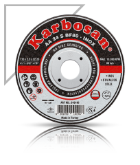 KARBOSAN 180x1.9x22.23 PASLANMAZ İNOX KESME TAŞI 910420