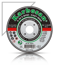 KARBOSAN 180x3.0x22.23 Döküm Kesme Diskleri 910330