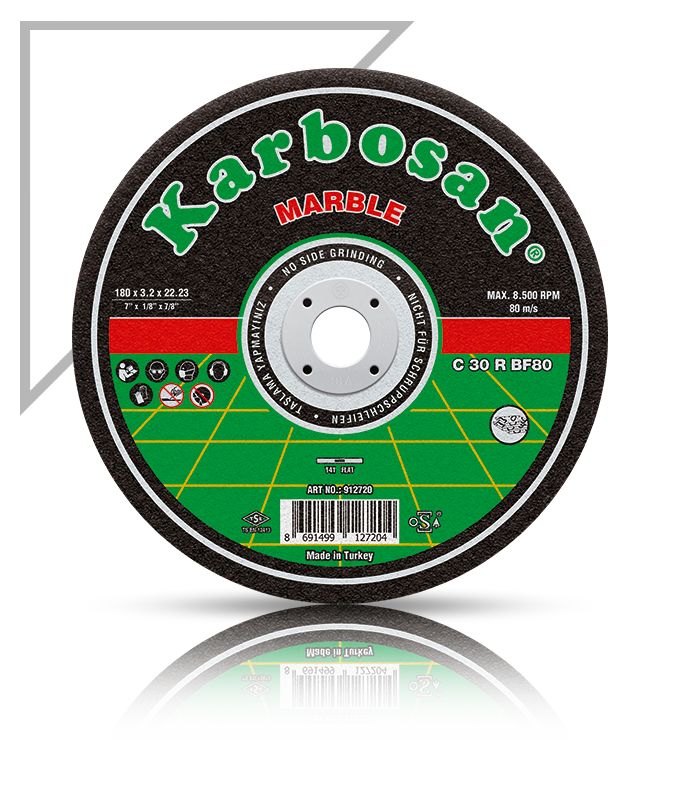 KARBOSAN 230x3.5x22.23 MERMER KESME DİSKİ 912750