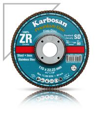 KARBOSAN 115x80KUM ZİRKONYUM FLAP DİSK ZR KONİK 982185