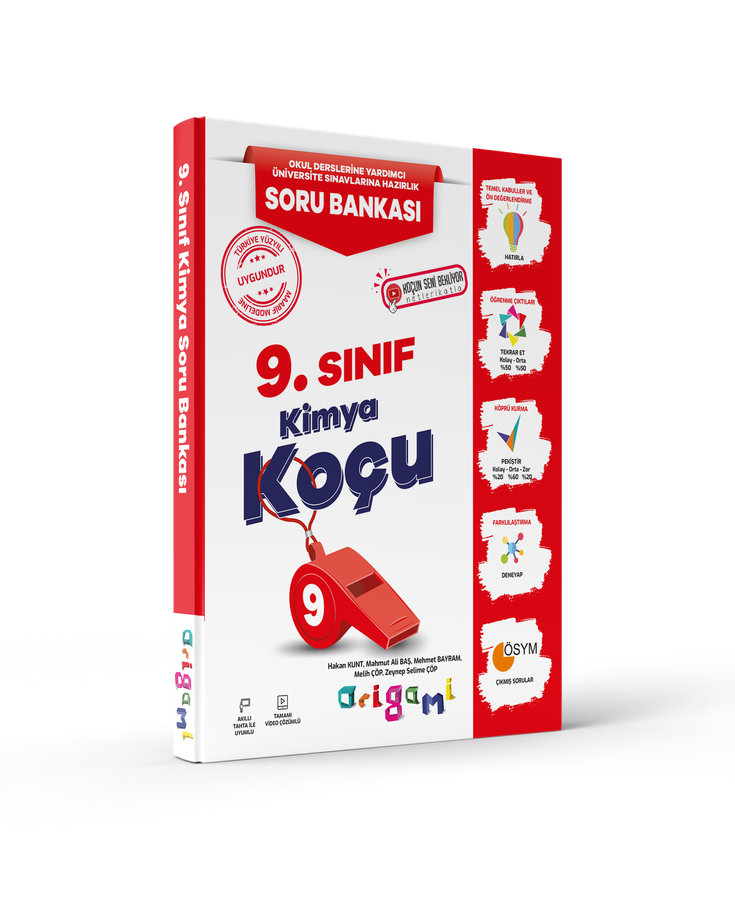 Origami Serisi 9. Sınıf Kimya Soru Bankası