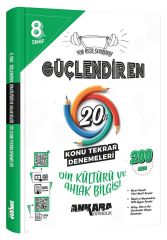 ANKARA YAY. 8.SINIF GÜÇLENDİREN DİN KÜLTR. VE AHLAK BİLGİSİ 20 Lİ KONU TEKRAR DENEMELERİ