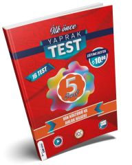 İlk Önce Yayıncılık 5. Sınıf Din Kültürü ve Ahlak Bilgisi Yaprak Test