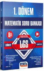 Yeni Tarz Yayınları 8. Sınıf LGS Matematik 1. Dönem Soru Bankası Özel Baskı