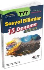 Miray Yayınları TYT Sosyal Bilimler 15 Deneme