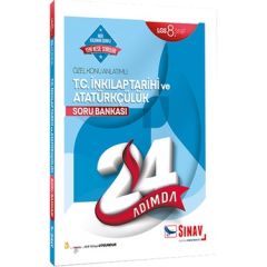 LGS 24 Adımda T.C. İnkılap Tarihi ve Atatürkçülük Soru Bankası