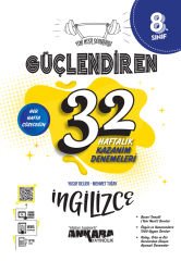 8. SINIF 32 HAFTALIK GÜÇLENDİREN KAZANIM DENEMELERİ İNGİLİZCE