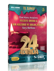 11. Sınıf 24 Adımda Felsefe ve Din Kültürü Soru Bankası