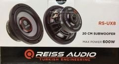 REİSS AUDİO RS-UX8 20 CM SUBWOOFER BAS 600 WATT MAXİMUM POWER