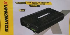 SOUNDMAX SX-3100.4 24 VOLT TIR AMFİ 4000 WATT 4 KANALLI