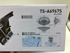 PIONEER TS-A6967S 450WATT OVAL HOPARLÖR 4 YOLLU 90 WATT RMS POWER
