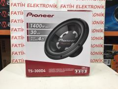 PIONEER TS-300D4 30CM SUBWOOFER BAS 1400W ÇİFT BOBİN CHAMPİON SERİES