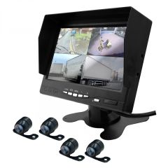 NEWFRON NF-Q4R DVR CİHAZI 4 KAMERALI 7'' MONİTÖR KAYITLI