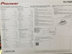 PIONEER TS-7150F OVAL HOPARLÖR 500 WATT MAXİMUM CHAMPİON SERİES