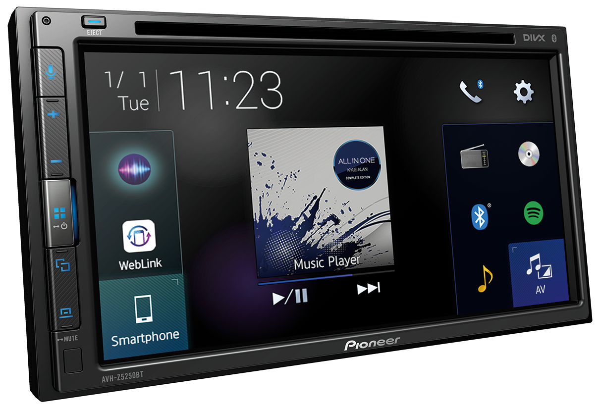 PIONEER AVH-Z5250BT DABIL TEYP DVD CAR PLAY 4 VOLT X3AMFİ ÇIKIŞI