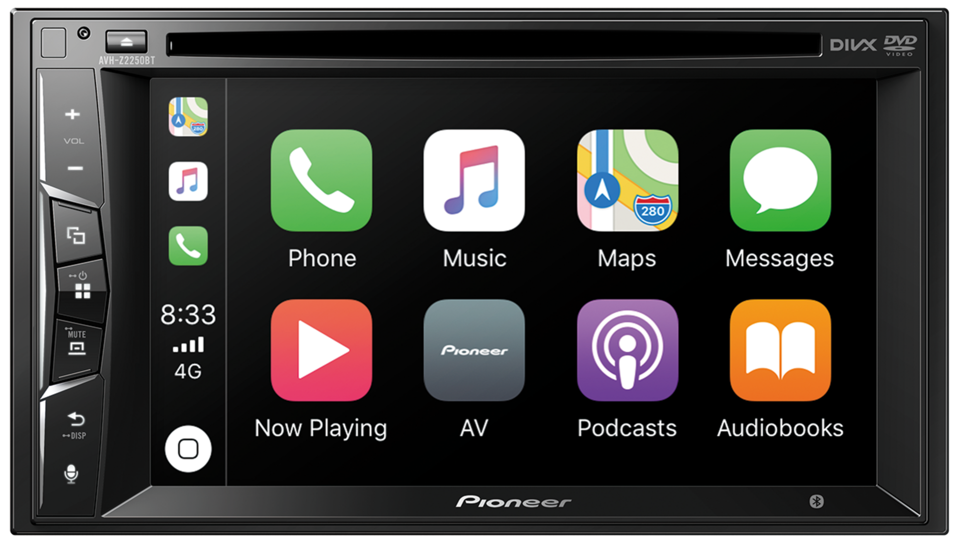 PIONEER AVH-Z2250BT DABIL TEYP DVD CAR PLAY USB 3 AMFİ ÇIKIŞI
