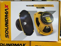 SOUNDMAX SX-M69V OVAL MİDRANGE KURŞUN GÖBEK 200 WATT MAXİMUM POWER