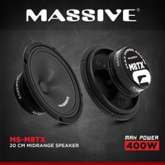 MASSİVE MS-M8TX 20 CM MİDRANGE 400 WATT MAXİMUM POWER