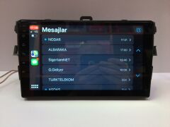 TOYOTA COROLLA 2007-2013 MULTİMEDYA TEYP ANDROİD 15 CARPLAY KAMERALI