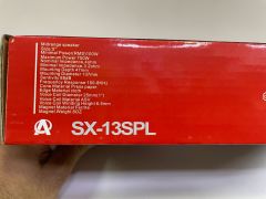 AQOUSTİCS SX-13SPL 13 CM MİDRANGE 700 WATT MAXİMUM POWER 2 ADET