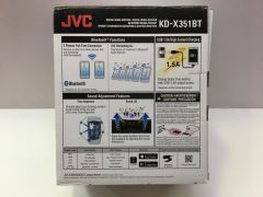 JVC KD-X351BT USB AUX BLUETOOTH 2 AMFİ ÇIKIŞI 13 BAND EQ K2 TEKNOLOJİ