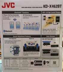 JVC KD-X462BT OTO TEYP 4 VOLT X 3 AMFİ ÇIKIŞI BLUETOOTH 13 BAND EQ
