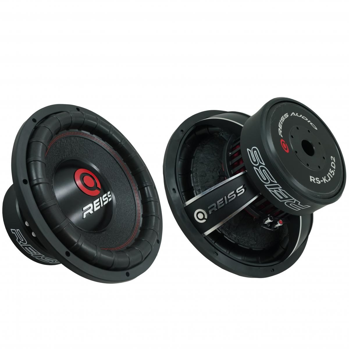 REİSS AUDİO RS-KJ15 2 OHM 30 CM SUBWOOFER BAS 4000 WATT ÇİFT BOB