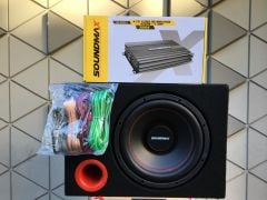 SOUNDMAX SX-FT12 30 CM SUBWOOFER KABİNLİ 3000W 4KANAL AMFİ KABLO