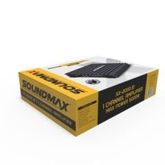 SOUNDMAX SX-2000.1D CLASS D MONO AMFİ 2000 WATT BAS KONTROL APARATLI