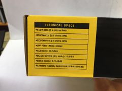 SOUNDMAX SX-2000.1D CLASS D MONO AMFİ 2000 WATT BAS KONTROL APARATLI