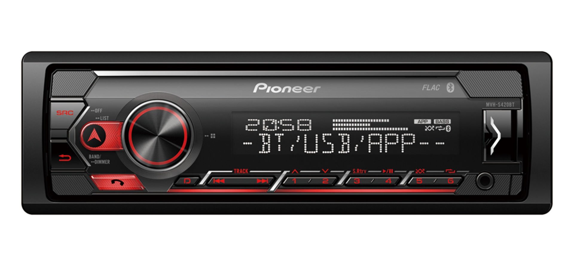 PIONEER MVH-S420BT OTO TEYP BLUETOOTH USB 13 BAND EQ DYNAMİC BAS