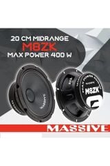 MASSİVE MS-M8ZK 20 CM MİDRANGE 400 WATT MAXİMUM POWER ÇİFT FİYATIDIR