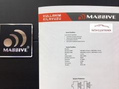 MASSIVE MS-B5070.5K 5500 WAT 5 KANALLI AMFİ BAS KONTROL APARATLI