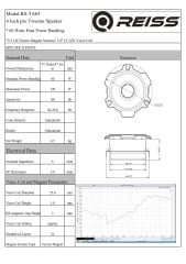 REİSS AUDİO RS-TA63 10 CM TWEETER 120 WATT MAXİMUM POWER ÇİFT FİYATI