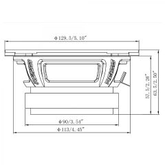 REISS AUDİO RS-M5DX 13 CM MİDRANGE 170 WATT MAXİMUM POWER