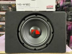 NAKAMİCHİ NS-W10D 25 CM ÇİFT BOBİN 650 WATT SLİM KABİNLİ SUBWOOFER BAS