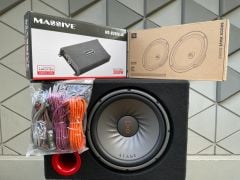 JBL 30 CM SUBWOOFER BAS JBL MİDRANGE MASSİVE AMFİ KABLO KABİN