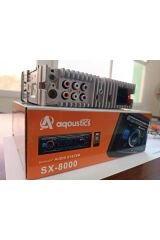 AQOUSTİCS SX-8000 OTO TEYP DSP SES İŞLEMCİSİ 3 AMFİ ÇIKIŞLI BLUETOOTH  USB RENK DEĞİŞTİREBİLEN EKRAN VE TUŞLAR