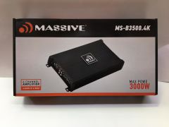 PIONEER TS-A30S4 30 CM 1400W SUBWOOFER BAS + MASSİVE MS-B3500.4K 4 KANAL AMFİ + KABLO TAKIMI + KABİN