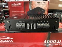 AUDİOMAX MX-6001 MONO AMFİ 4000 WATT BAS KONTROL APARATLI