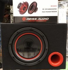 REİSS AUDİI RS-GH12 30 CM SUBWOOFER BAS 1400W +MASSİVE MS-M6AT 16 CM MİDRANGE 300 WATT+ SOUNDMAX SX-2700.4AB 3000W 4 KANAL AMFİ KABLO KABİN