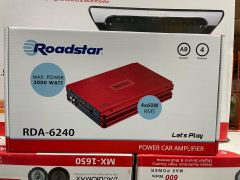 Roadstar RDA-6240 3000 Watt 4 Kanallı Amplifikatör 4OHM 4X60