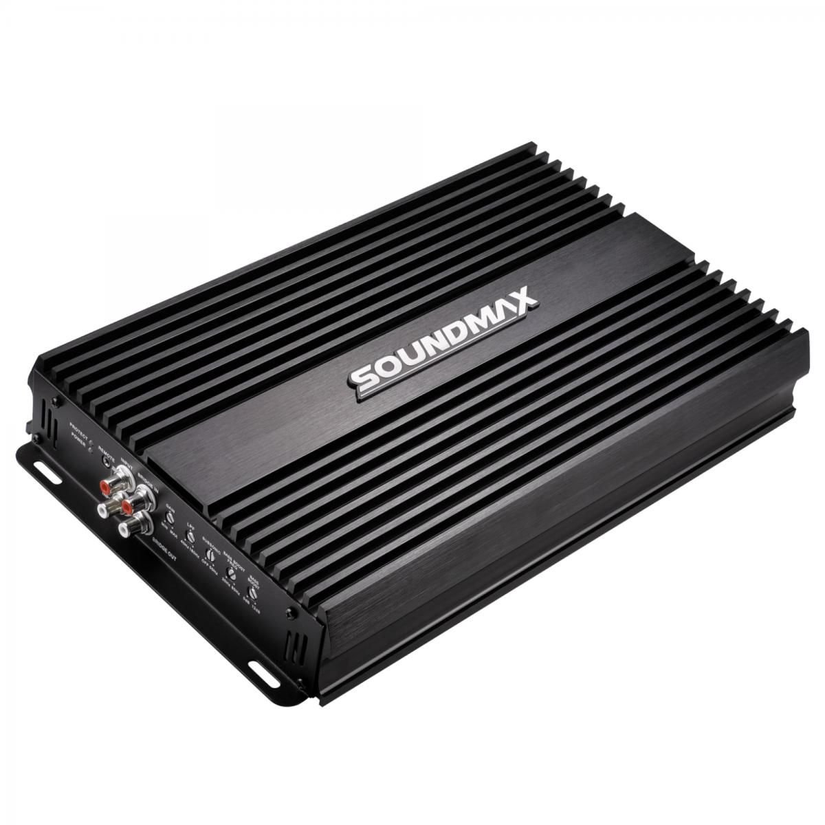 SOUNDMAX SX-4000.1D MONO AMFİ 13.000 WATT BAS KONTROL APARATLI