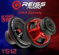 REISS AUDIO Rs-ys12 30 Cm Subwoofer Bas 2000 Wat Maximum Power ÇİFT BOBİNLİ
