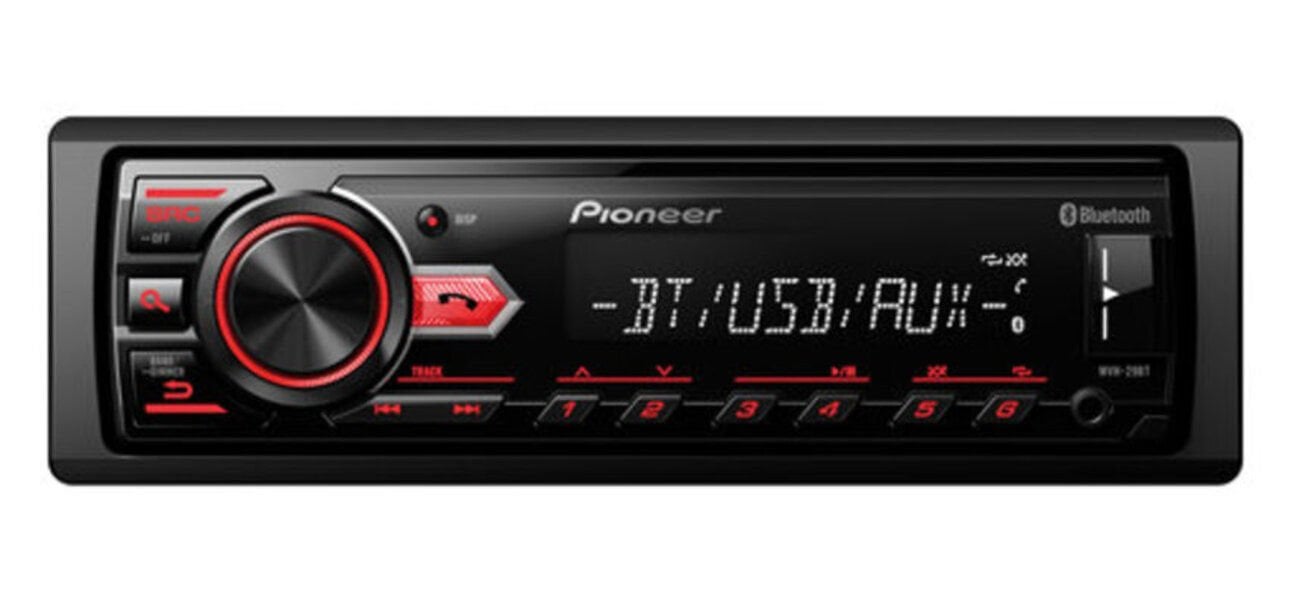 PIONEER MVH-29BT OTO TEYP BLUETOOTH USB AUX AMFİ ÇIKIŞI BAS KONTORLLÜ
