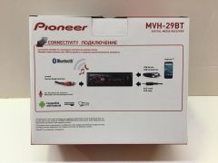 PIONEER MVH-29BT OTO TEYP BLUETOOTH USB AUX AMFİ ÇIKIŞI BAS KONTORLLÜ