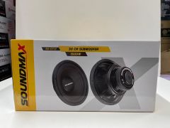 SOUNDMAX SX-RT12 1500WAT 30 CM SUBWOOFER BAS KABİNLİ SX-2850.4 3000W 4KANAL AMFİ KABLO TK.