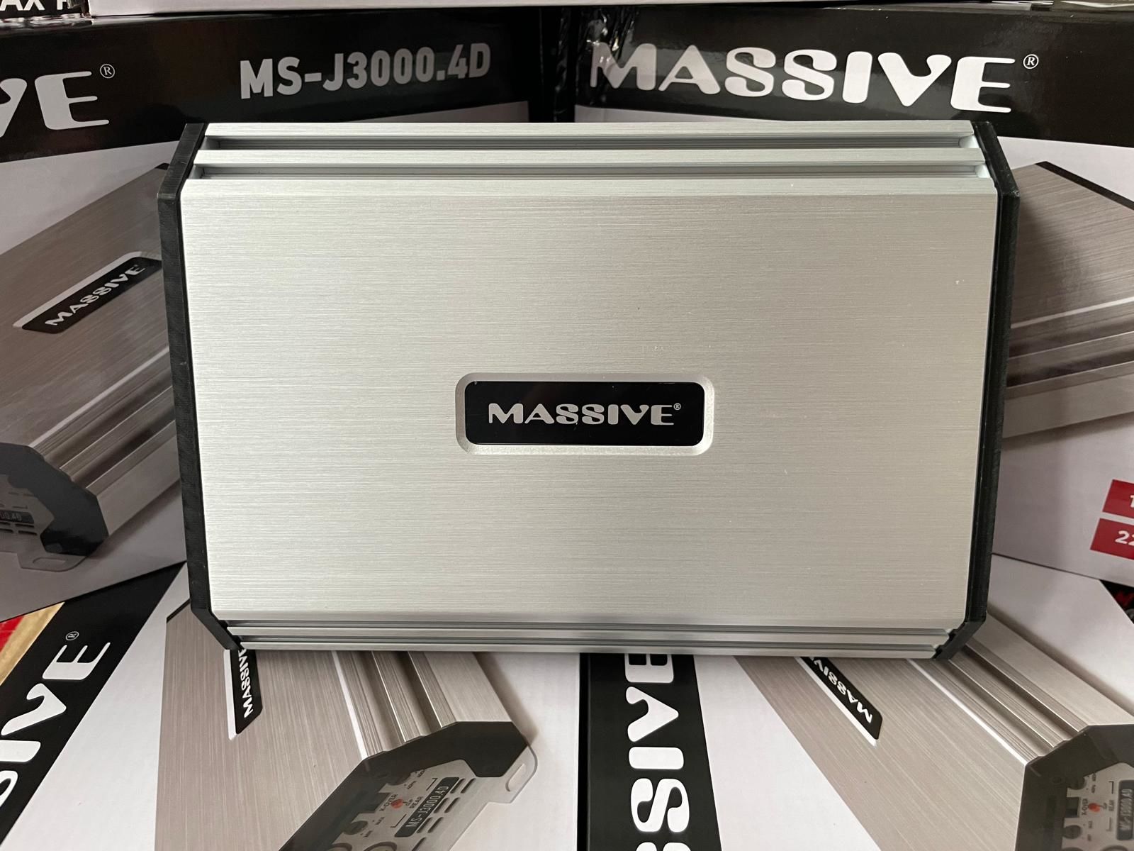 MASSİVE MS-J3000.4D 4 KANALLI AMFİ 4 OHM 4X150 WATT RMS POWER