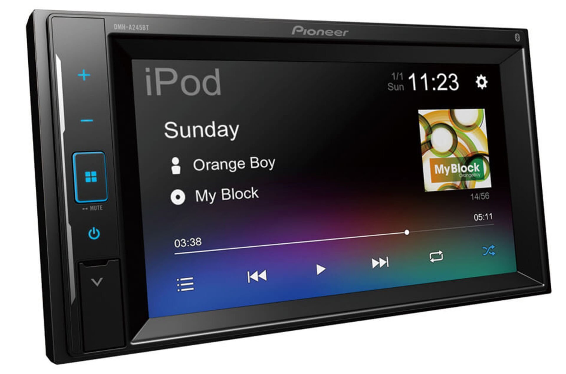 PIONEER DMH-A245BT DOUBLE TEYP WEB LİNK 13 BAND GEQ 3 AMFİ ÇIKIŞ