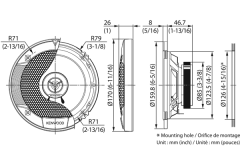 KENWOOD KFC-S1676EX 16 CM HOPARLÖR 330 WATT MAXİMUM POWER